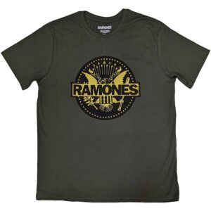 Ramones Gold Seal Green T-Shirt
