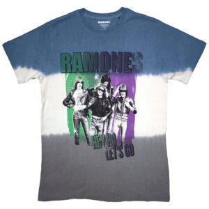 Ramones Hey Ho Retro Blue Wash Collection T-Shirt