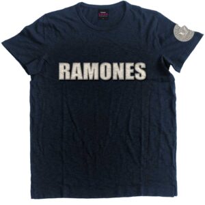 Ramones Logo & Presidential Seal Applique T-Shirt