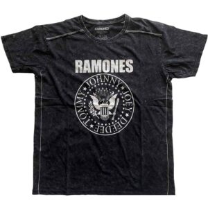 Ramones Presidential Seal 1 Black Wash Collection T-Shirt