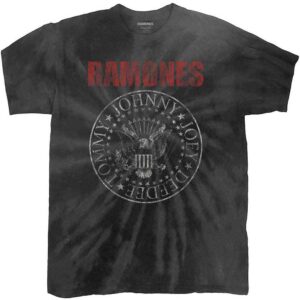 Ramones Presidential Seal 2 Black Wash Collection T-Shirt