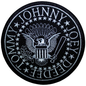 Ramones Presidential Seal Black Black Patch