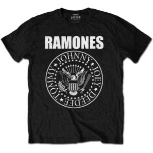 Ramones Presidential Seal Black T-Shirt
