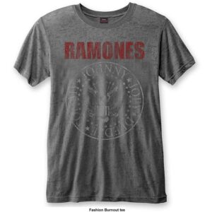 Ramones Presidential Seal Charcoal Grey T-Shirt