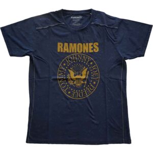 Ramones Presidential Seal Navy Blue Wash Collection T-Shirt