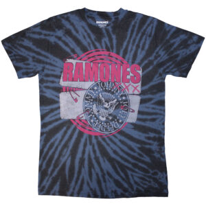 Ramones Punk Patch Blue Wash Collection T-Shirt