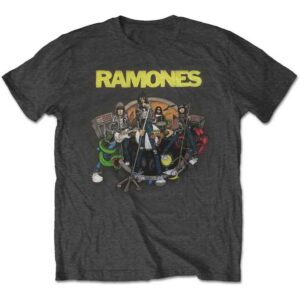 Ramones Road to Ruin Charcoal Grey T-Shirt