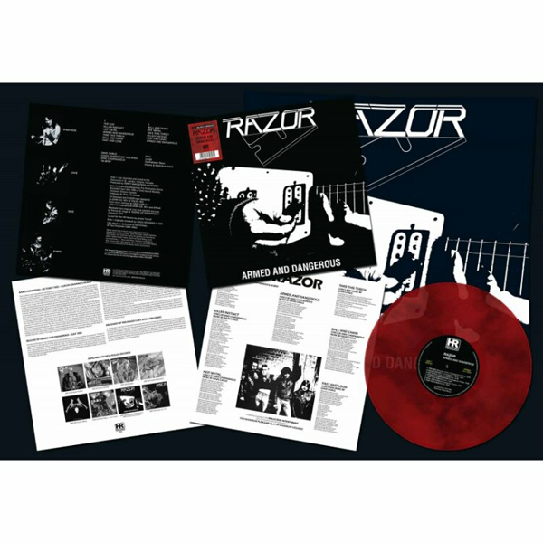 Razor – ARMED AND DANGEROUS (MARBLED VINYL) Vinyl LP