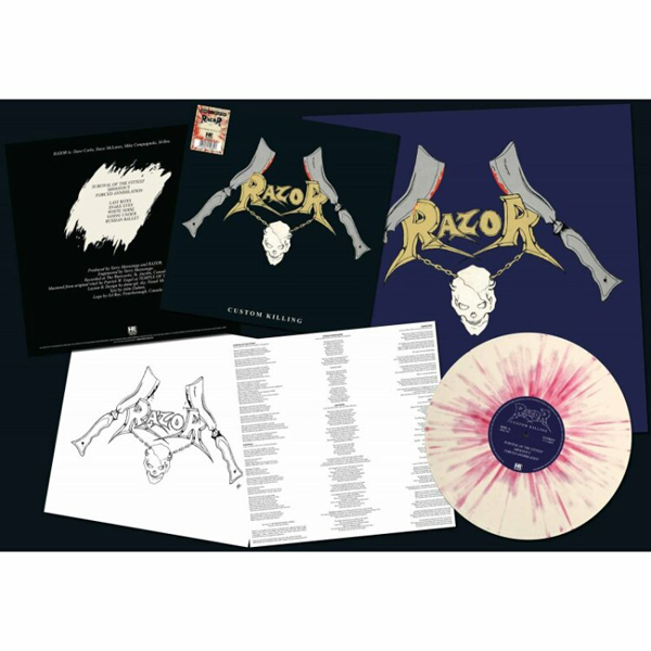 Razor – CUSTOM KILLING (SPLATTER VINYL) Vinyl LP