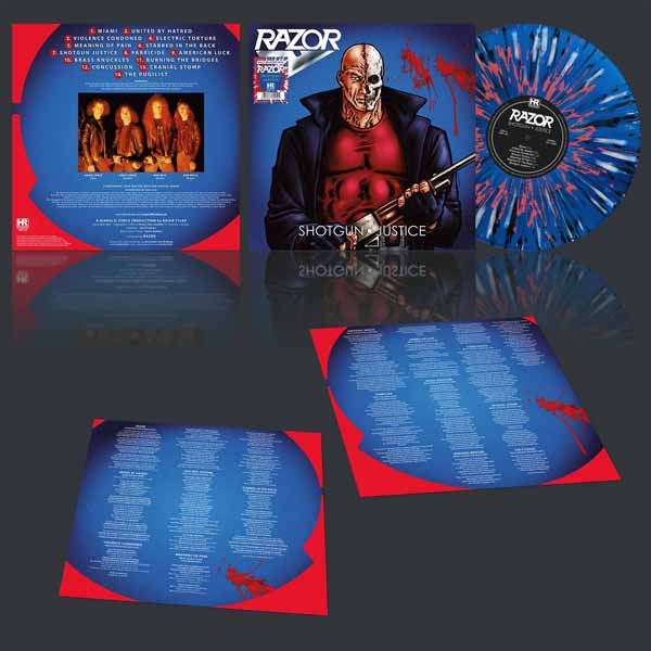 Razor – SHOTGUN JUSTICE (MULTI-SPLATTER VINYL) Vinyl LP