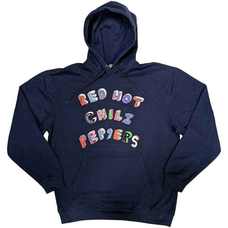 Red Hot Chili Peppers Colourful Letters Pullover Hoodie