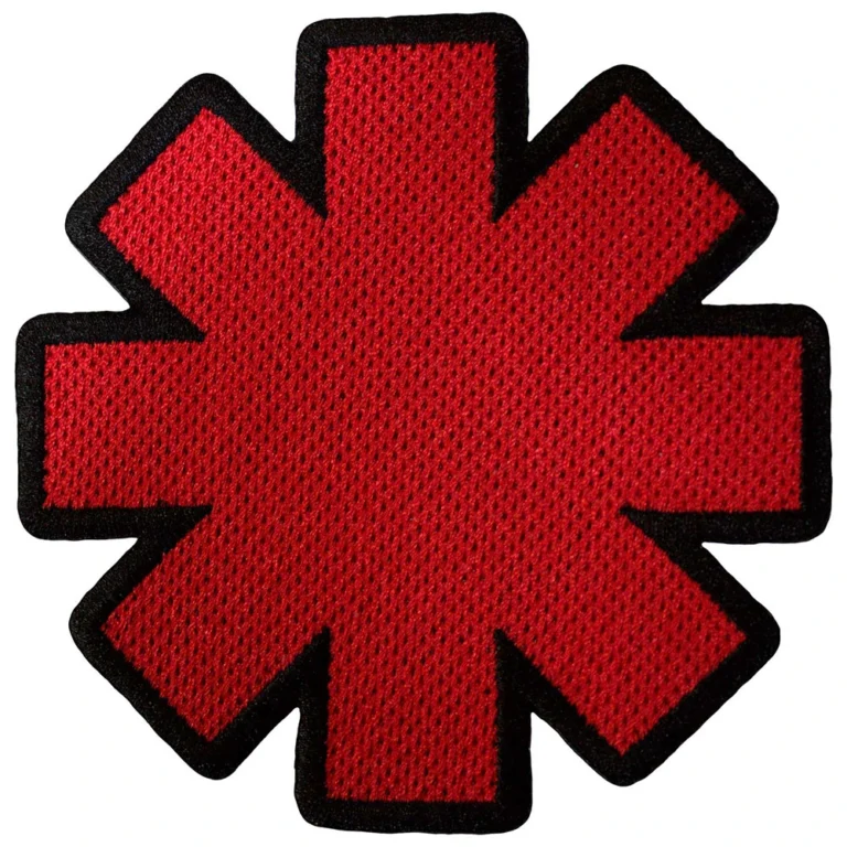 Red Hot Chili Peppers Asterisk Cut-Out Patch