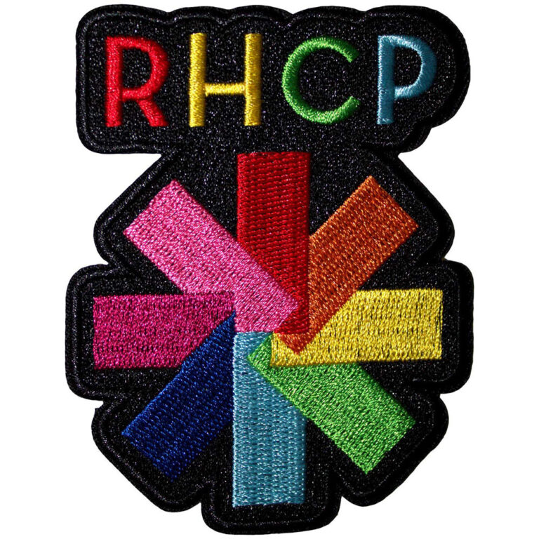 Red Hot Chili Peppers Rainbow Asterisk Patch