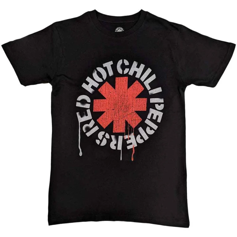 Red Hot Chili Peppers Stencil T-Shirt