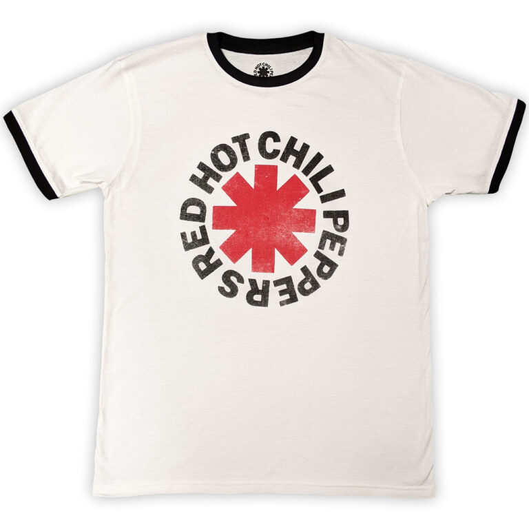 Red Hot Chili Peppers Logo Ringer Ringer T-Shirt
