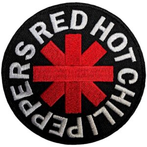 Red Hot Chili Peppers Asterisk Black Patch