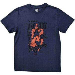 Red Hot Chili Peppers In The Flesh Navy Blue T-Shirt