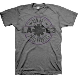 Red Hot Chili Peppers LA 83 Heather Grey T-Shirt