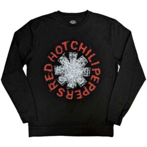 Red Hot Chili Peppers Scribble Asterisk Black Sweatshirt