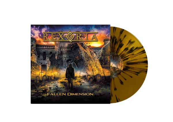 REXORIA – FALLEN DIMENSION (LTD SPLATTER GOLD/BLACK) Vinyl LP