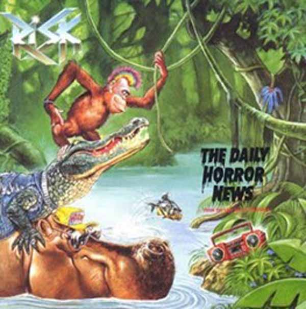 RISK – THE DAILY HORROR NEWS (LIGHT BROWN VINYL) Vinyl LP