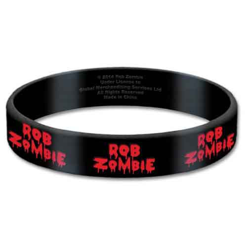 Rob Zombie Logo Gummy Wristband
