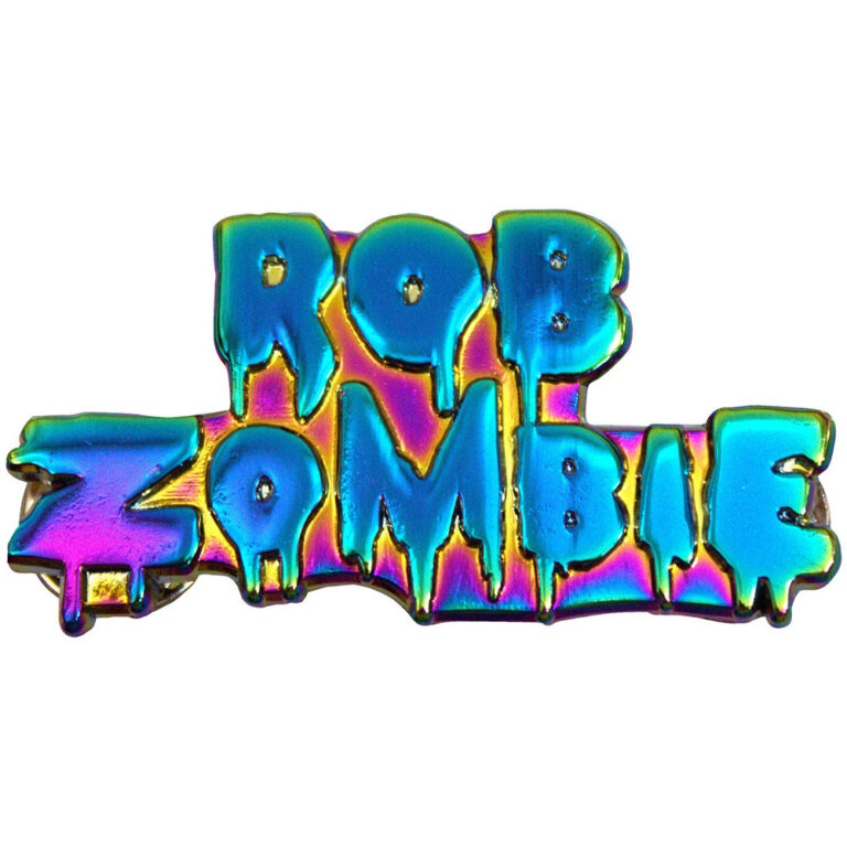 Rob Zombie Multicoloured Logo Pin Badge