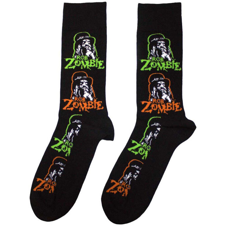 Rob Zombie Multicolour Repeats (Black) (UK Size 7 – 11) Socks