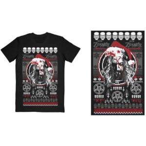Rob Zombie Bloody Santa Black T-Shirt