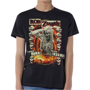Rob Zombie Born to Go Insane Black T-Shirt