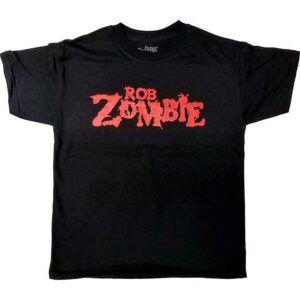 Rob Zombie Logo Black Kids T-Shirt