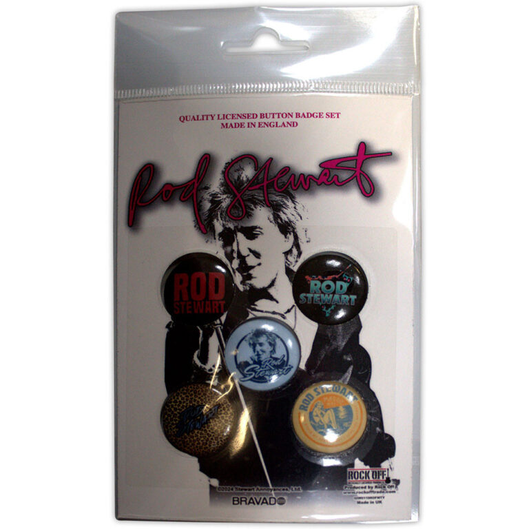 Rod Stewart Logos Badge Pack