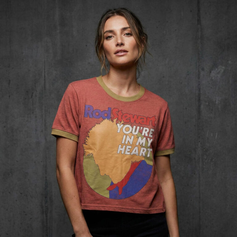 Rod Stewart In My Heart Ladies Crop Top