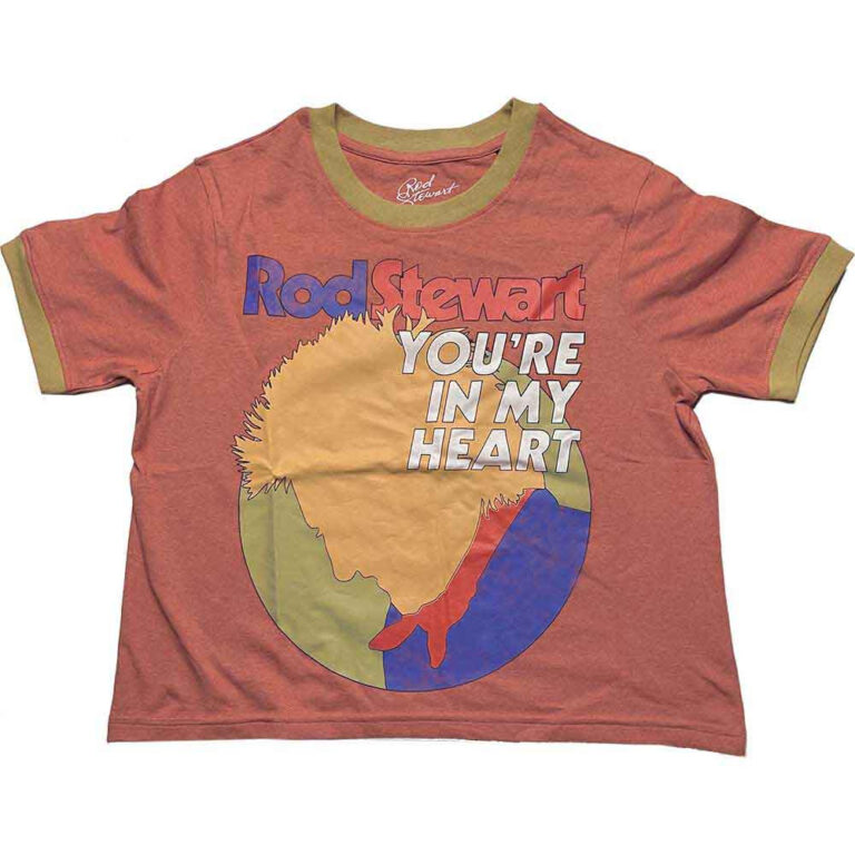Rod Stewart In My Heart Ladies Crop Top