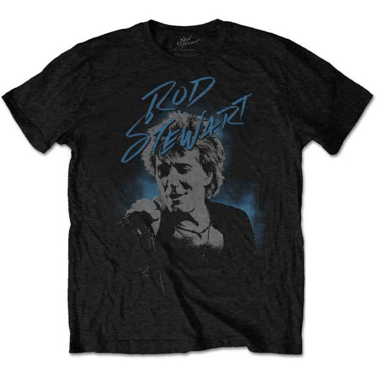 Rod Stewart Scribble Photo T-Shirt