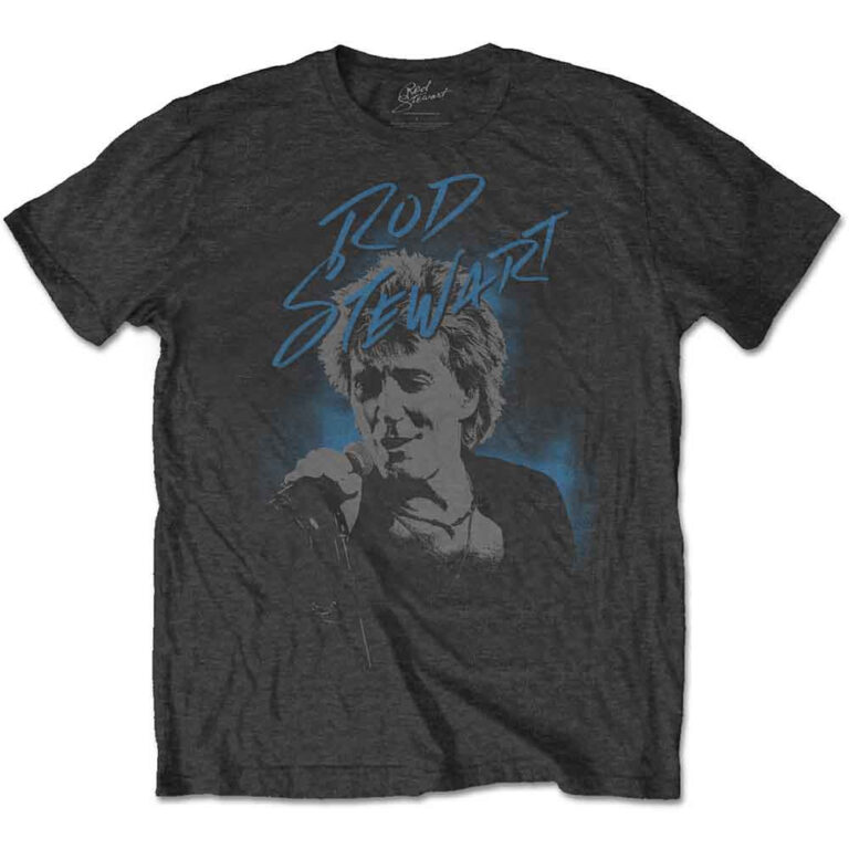 Rod Stewart Scribble Photo T-Shirt