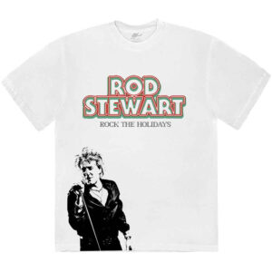 Rod Stewart Rock The Holidays White T-Shirt