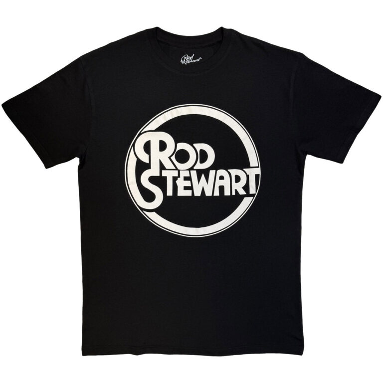 Rod Stewart Circle Logo Mono T-Shirt