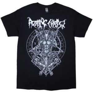 Rotting Christ Hellenic Black Metal Legions Black Back Print T-Shirt