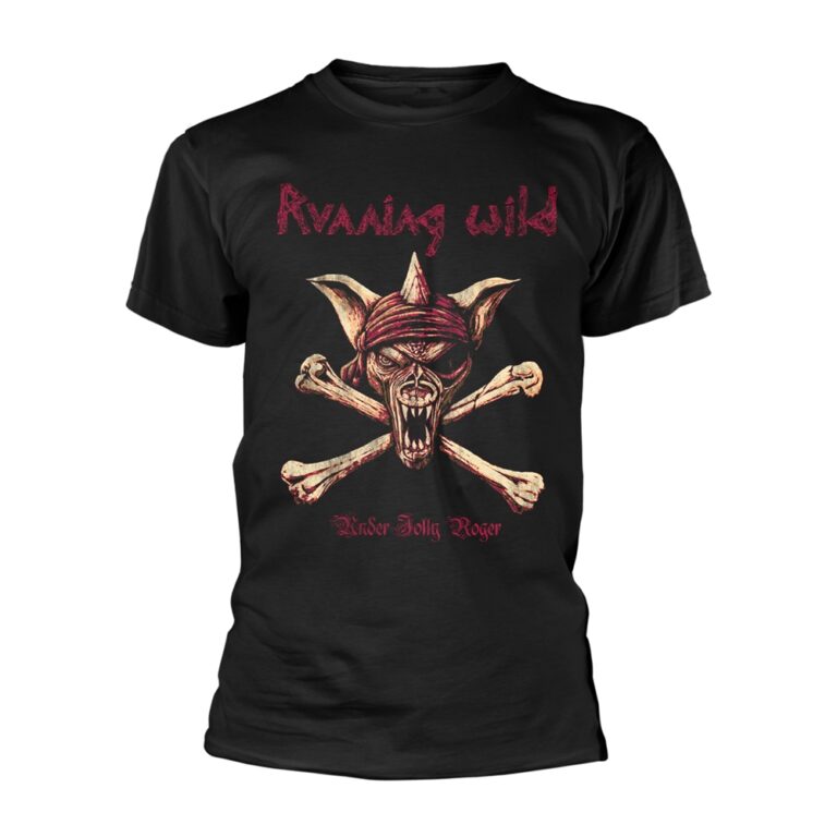 Running Wild – Under Jolly Roger (crossbones) T-Shirt