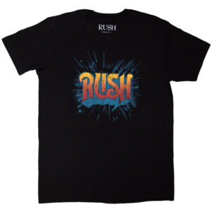 Rush Tour '74-'75 Black Back Print T-Shirt