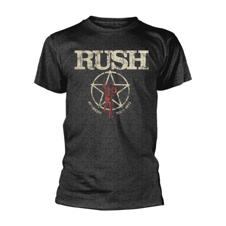 Rush – American Tour 1977 (dark Heather) T-Shirt