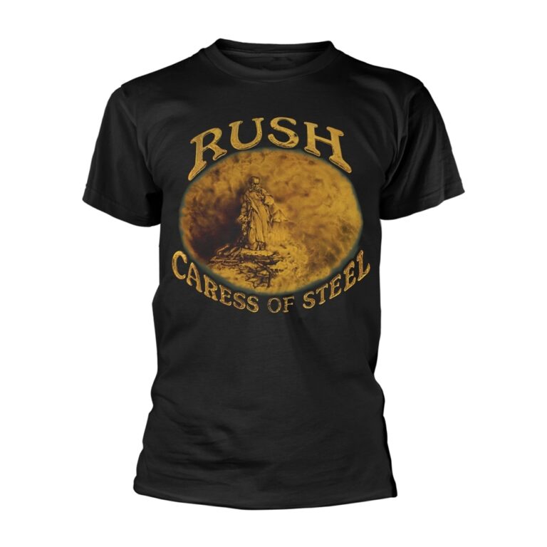 Rush – Caress Of Steel Front / Back Print T-Shirt