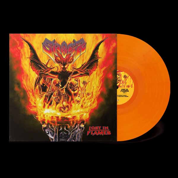 SABER – LOST IN FLAMES (ORANGE VINYL) Vinyl LP