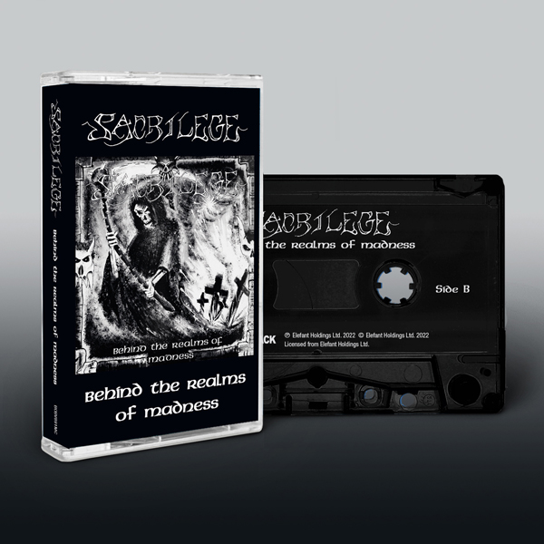 Sacrilege – BEHIND THE REALMS OF MADNESS Music Cassette