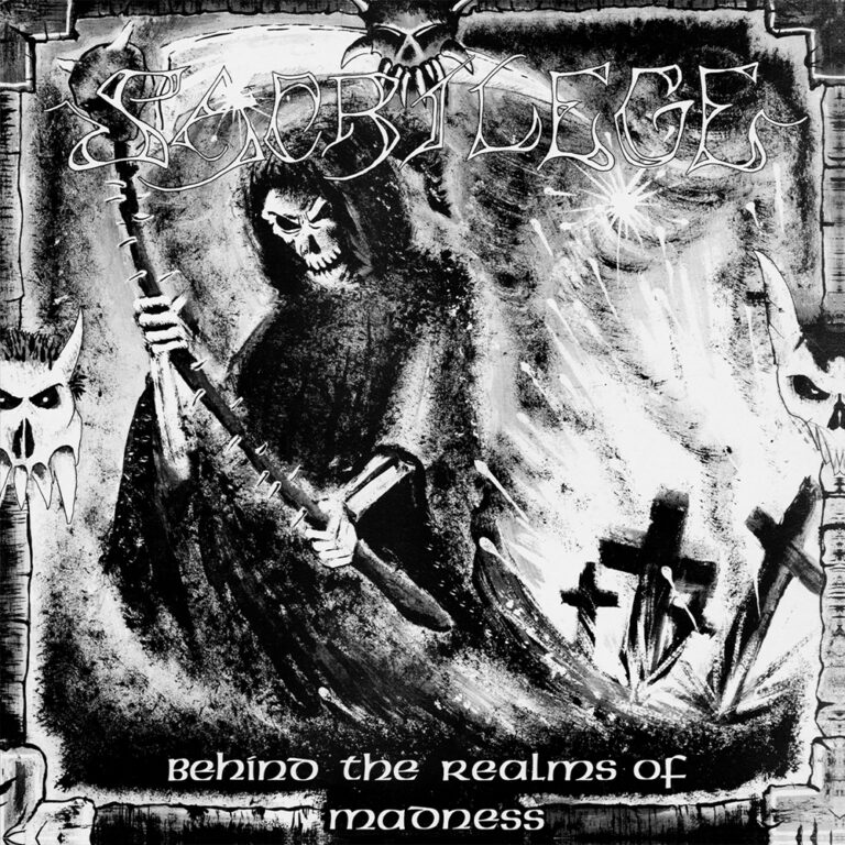 Sacrilege – BEHIND THE REALMS OF MADNESS (CLEAR W/ BLACK SPLATTER VINYL 2LP) Vinyl Double Album