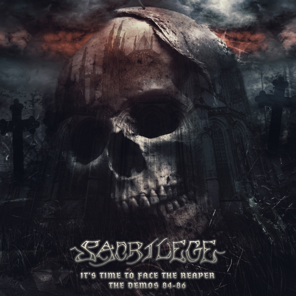 Sacrilege – IT’S TIME TO FACE THE REAPER – THE DEMOS 84-86 (WHITE W/ BLACK SPLATTER VINYL 2LP) Vinyl Double Album