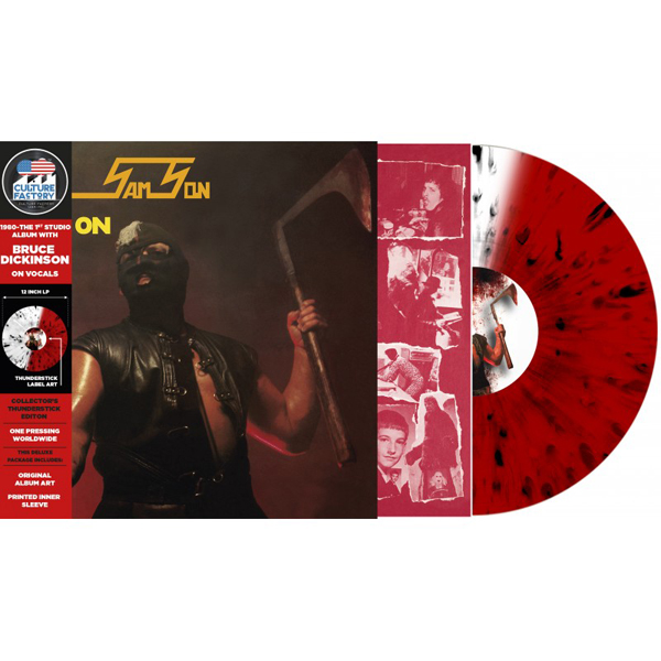 Samson – HEAD ON (RED/CLEAR SPLATTER EFFECT VINYL) Vinyl LP