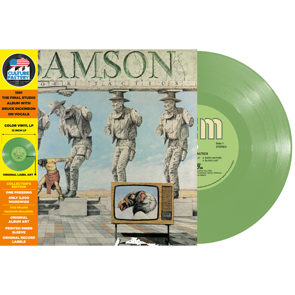 Samson – SHOCK TACTICS (GREEN VINYL) Vinyl LP
