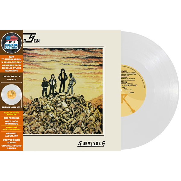 Samson – SURVIVORS (MILKY CLEAR VINYL) Vinyl LP